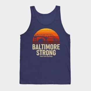 Baltimore Strong - Francis Scott Key Bridge Tank Top